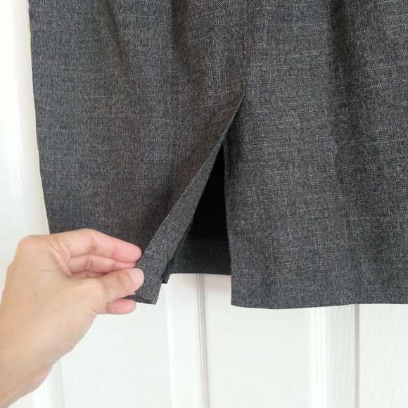 Banana Republic Gray Career Skirt size OP - Picture 3 of 9